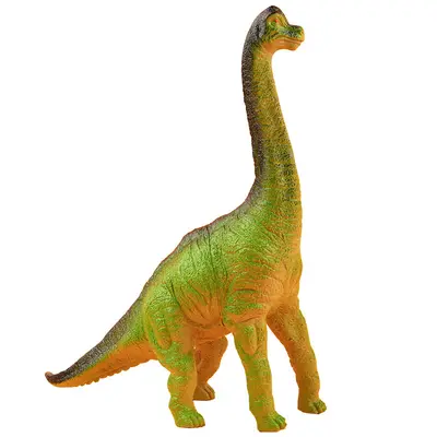 Large Soft Rubber Dinosaur Toy with Sound, Tyrannosaurus and Triceratops
