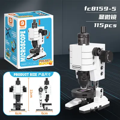 Children's Educational Building Block Balance Scale Science Instrument Model Toy - 10