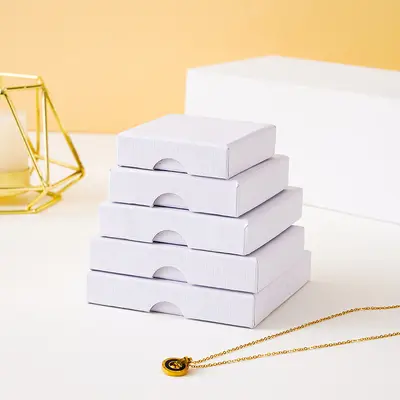 Direktversand vom Hersteller – Grenzüberschreitend für Amazon – Schmuck-Schachteln mit Deckel – Geeignet für Ringe, Halsketten und Ohrstecker - 9