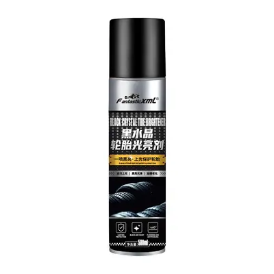 Car Tire Shine Foam Cleaner, Waterproof, Long-Lasting Gloss