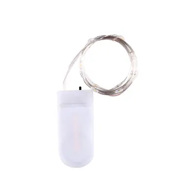 LED ışık dizisi, düğme pilli kutu, 1 metre 20 LED, hediye kutusu dekorasyonu için
