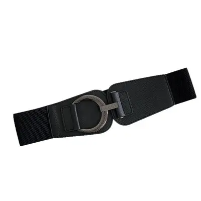 Leather Elastic Minimalist Belt, Light Luxury Waist Accessory