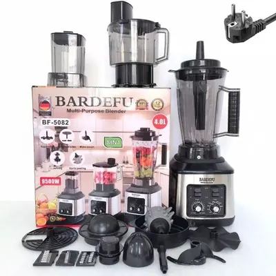 3L blender, 8 fonksiyonlu, paslanmaz çelik, yüksek güçlü motor