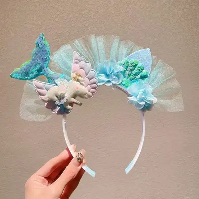 Princess Tassel Hair Hoop, Fairy Hanfu Accessory - 13