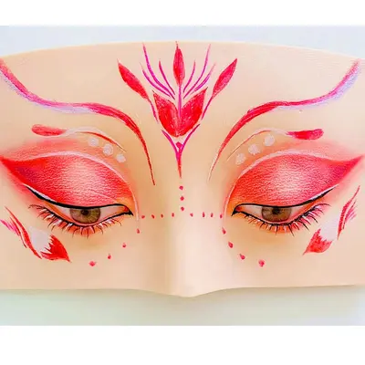 Professional Eyebrow and Eye Makeup Practice Board Beginner Learning Eyebrow Drawing Sticky False Eyelash Model Face Mask Factory Eyebrow Shaping and Contouring - 8