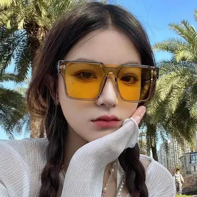 Unisex güneş gözlüğü UV korumalı moda - 4