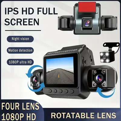 Dash cam 4-lens, 1080P HD, night vision, WiFi - 2