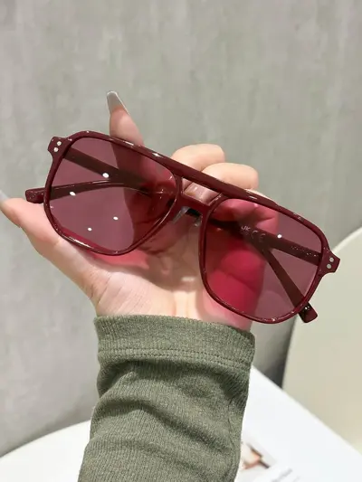 Neue grenzüberschreitende doppelschienige Flieger-Sonnenbrille, europäischer und amerikanischer Stil Herren-Fahrerbrille, hochwertige modische Damen-Sonnenbrille - 6