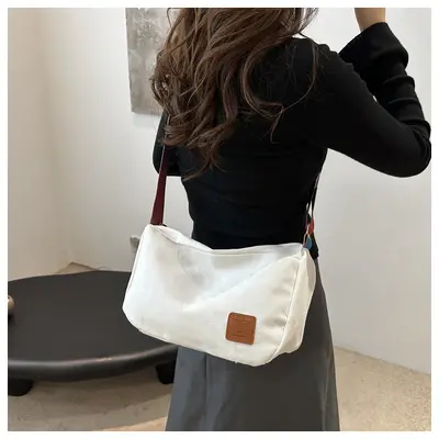 Large Capacity Korean Style Women's Shoulder Crossbody Bag - 7