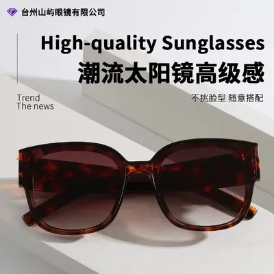 Large Square Frame Sunglasses, Women and Men, Modern Trend - 3