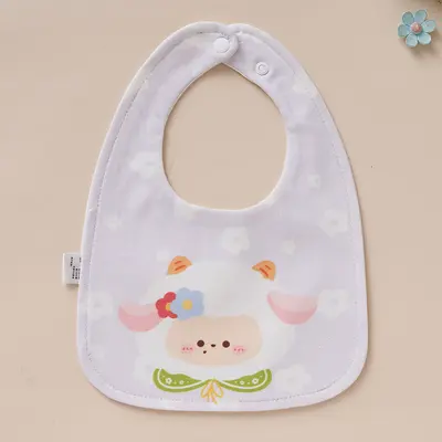 Baby-U-Lätzchen, wasserdicht, reine Baumwolle - 9