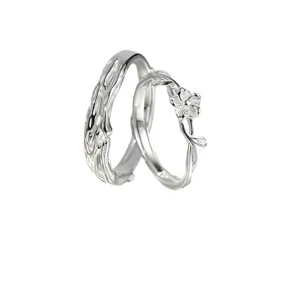 Moli S999 Silberring für Paare