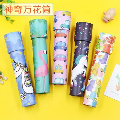 Large High-Resolution Rotating Children's Kaleidoscope, Classic Handmade Educational Toy