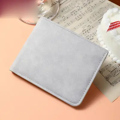 Men's Ultra-Thin Short Soft Leather Wallet with Multiple Card Slots - 8