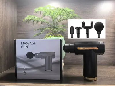 Erkekler ve kadınlar için mini fasya tabancası, çok fonksiyonlu masaj servikal omurga, bel ve sırt masaj tabancası, fitness ekipmanları, ev masaj tabancası - 7