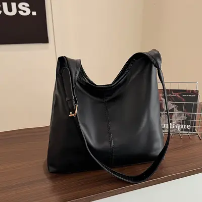 Large Capacity Women's Tote Bag, Korean Style, Single Shoulder
