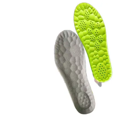 4D Cloud Technology Massage Insoles for Men, High Elasticity, Shock Absorption, Deodorizin