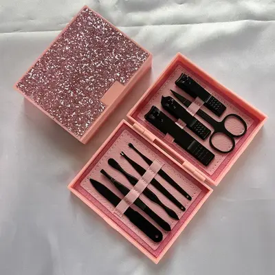 Nine-piece nail manicure tool set - 7