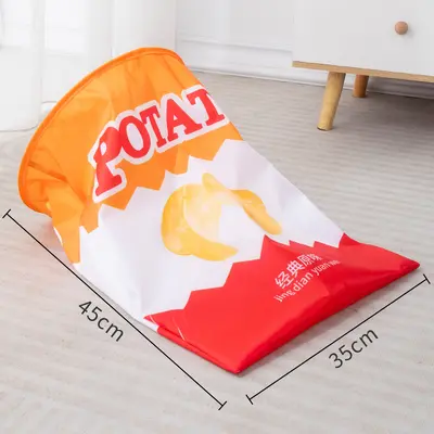 Foldable Crinkle Paper Cat Tunnel, Self-Play Cat Toy, Pet Supplies - 7
