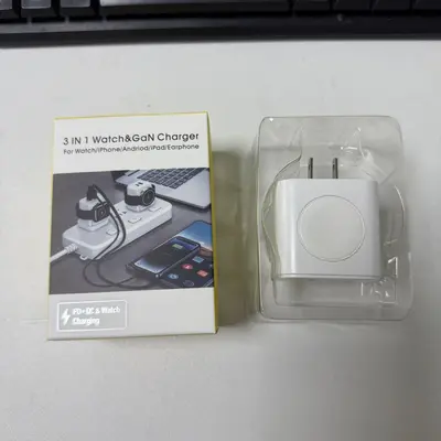 23W Üç İn Bir Şarj Cihazı Akıllı Saat Kablosuz Şarj Apple Watch PD Telefon Hızlı Şarj Başlığı - 8