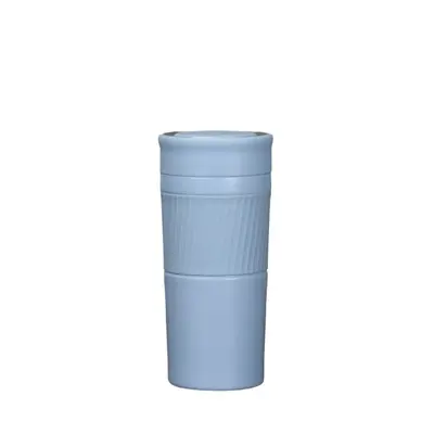 Insulated Coffee Mug with Silicone Sleeve, Portable, for Sports and Car Use