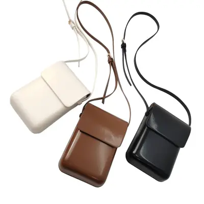 2024 new PU phone bag mini simple comfortable small square bag vertical shoulder bag crossbody trendy versatile small bag