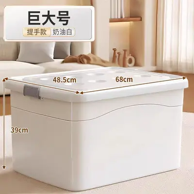 Extra large plastic storage box with wheels - 13