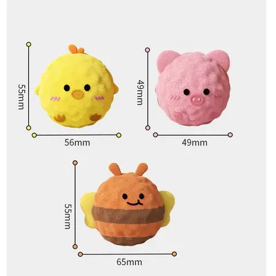 Dog toy cartoon spiky sound ball interactive squeaky