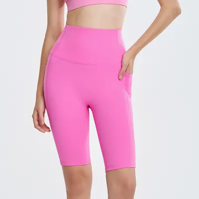 Damen Lycra-Yogahose, nahtlos, hohe Taille - 7