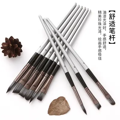 24-piece brush set for canvas, oil and watercolor - 3