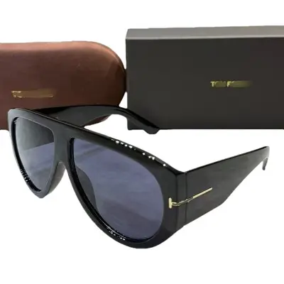 Retro Large-Frame Unisex Sunglasses, High-End Look - 6