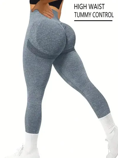 High-waist elastic yoga leggings, butt lift