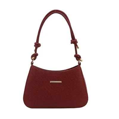 Women's Solid Colour Underarm Crossbody Bag, Spring Style - 9