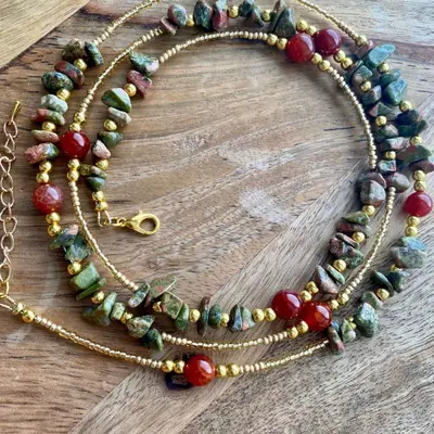 European-Style Waist Chain, Handmade Beach Waist Beads