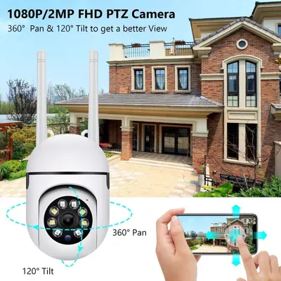 Kablosuz WIFI gözetleme kamerası cep telefonu akıllı uzaktan lamba ampul monitör HD tam renkli kamera