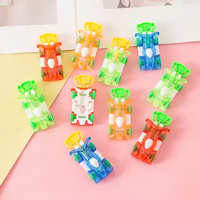 Catapult Flying Car Inertia Jumping Plastic Toy Car for Kids