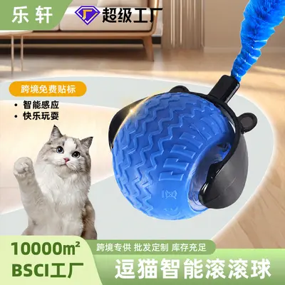 新款宠物逗猫球玩具猫猫智能滚滚球宠物猫自嗨专用用品玩具批发