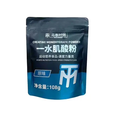 马泰时刻一水肌酸粉纯肌酸原味健身运动补剂便携袋装108g/袋