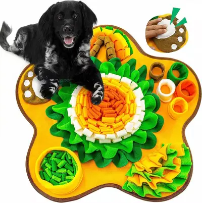 Pet Snuffle Mat with Slow Feeding and Foraging Enrichment - 4