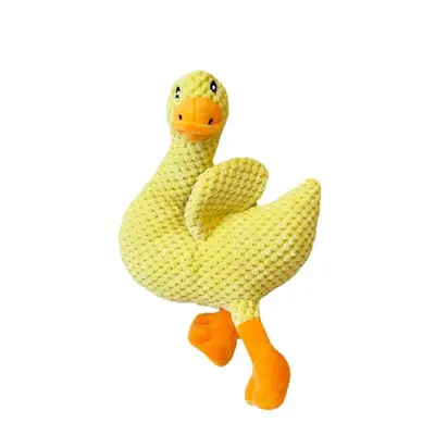 Soundproof Bite-Resistant Dot Pattern Dog Toy for Large Breeds