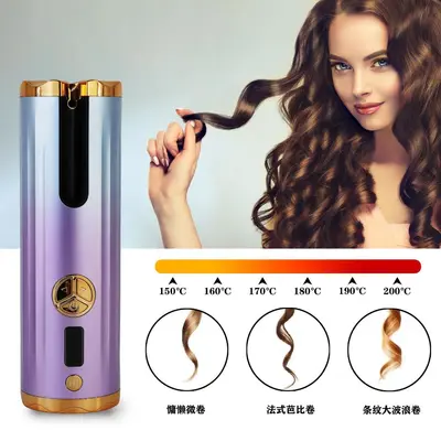 Automatic Hair Curler for Big Waves, Cordless Mini Portable - 5