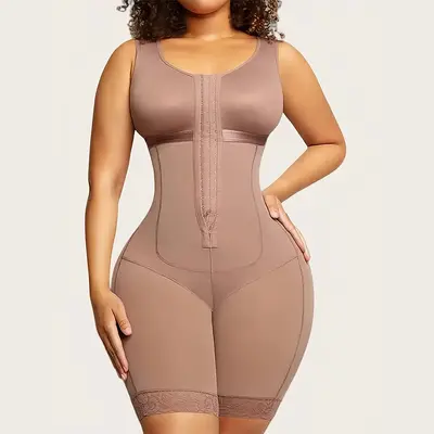 Bodyshaper-Einteiler Plus Size mit Taillen- und Bauchformung - 9
