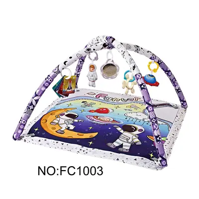 Baby Ball Pit Fence with Activity Rack and Crawling Play Mat - 11