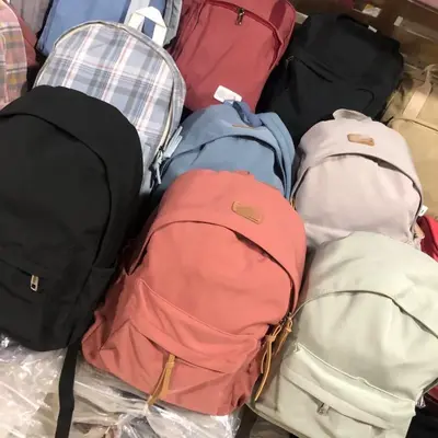 Korean Style School Backpack, Assorted Designs, Surplus Stock