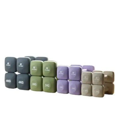 Dipped Iron Dumbbell Set for Women, Home Fitness Equipment for Arm Training