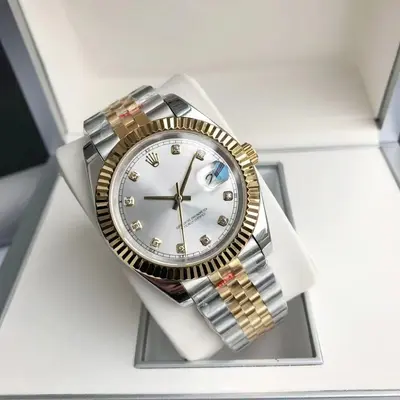 41MM Chronograph Automatic Mechanical Movement Solid Steel Band Men's Watch Waterproof Luminous Dial Wholesale - 9