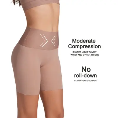 Women's Thin Summer Tummy Control Yoga Leggings, Outdoor-Wearable Cycling and Running Shor