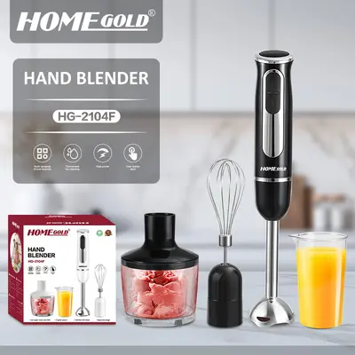 Ev Kullanımı Paslanmaz Çelik Bıçaklı Elektrikli Çok Fonksiyonlu Blender Meyve Suyu Sıkacağı Bebek Maması Hazırlama Cihazı Çok Amaçlı El Tipi Mutfak Robotu - 11