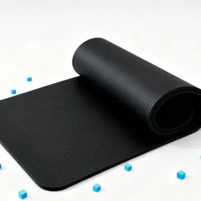 NBR yoga mat 1830x610x10mm, kaydırmaz, yavaş geri dönüş