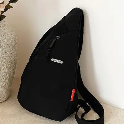 Unisex Brusttasche mit Handy-Umhängeriemen, leicht, sportlicher Stil